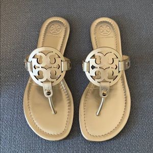 Tory Burch Miller Sandals - Spark Gold